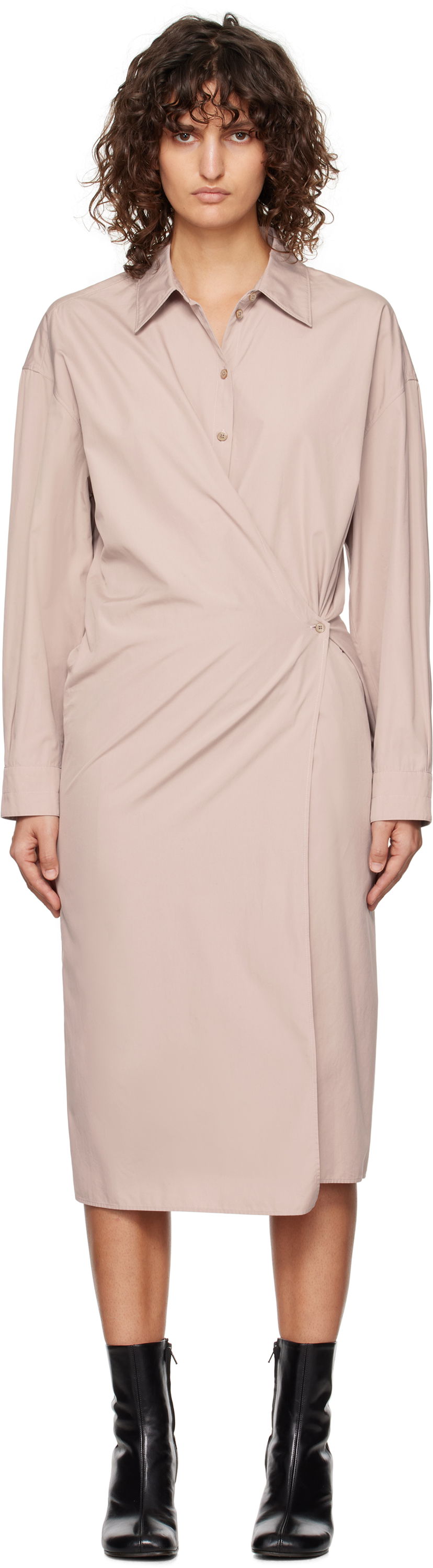 Haljina LEMAIRE Lemaire Midi Dress Ružičasta | DR1092 LF839
