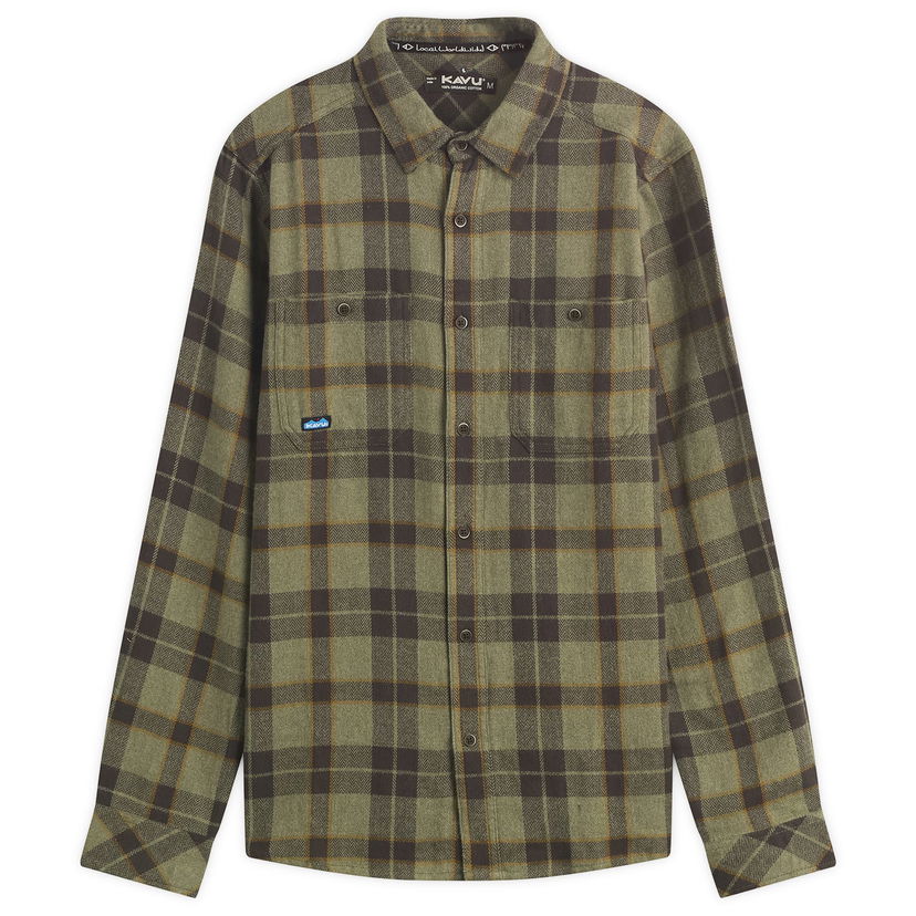 Košulja KAVU Big Joe Flannel Shirt Zelena | 510-2706