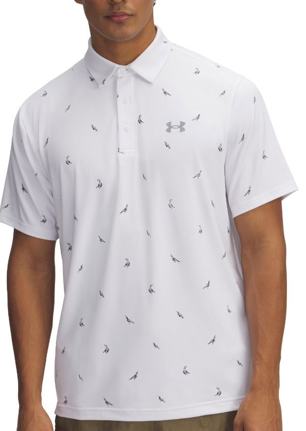 Polo majica Under Armour Playoff 3.0 Bird Print Polo Shirt Bijela | 1378677-117
