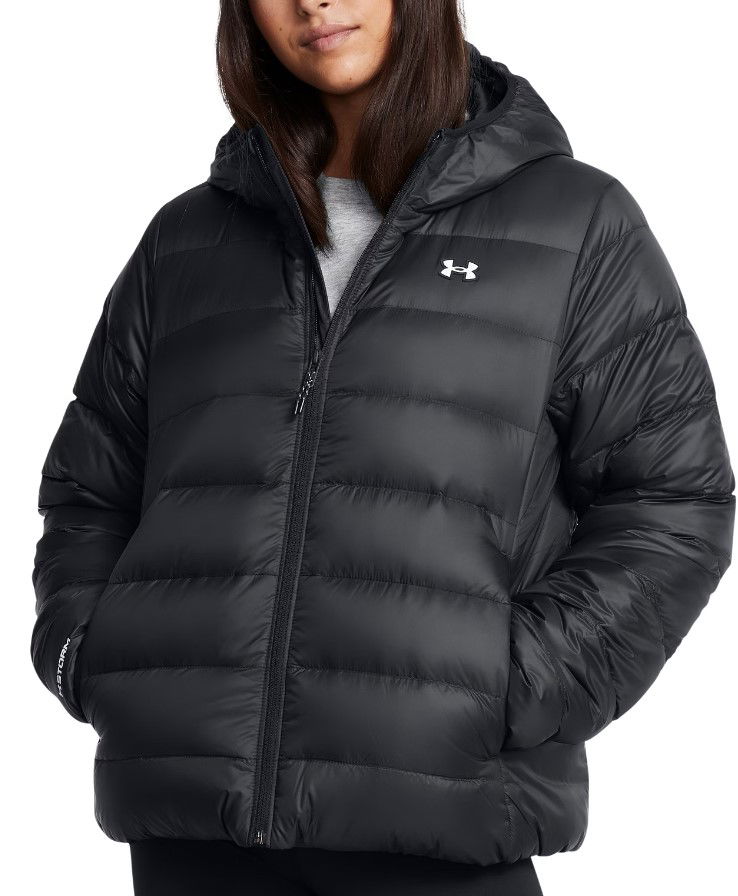 Pernata jakna Under Armour Legend Down Hooded Jacket Crna | 1385852-001