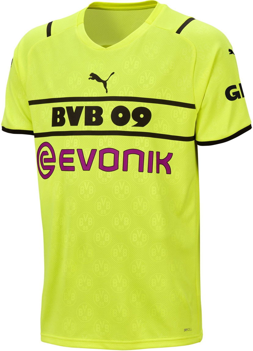 Dres Puma Puma BVB Cup Replica Jersey 2021/22 Žuta | 931459-003