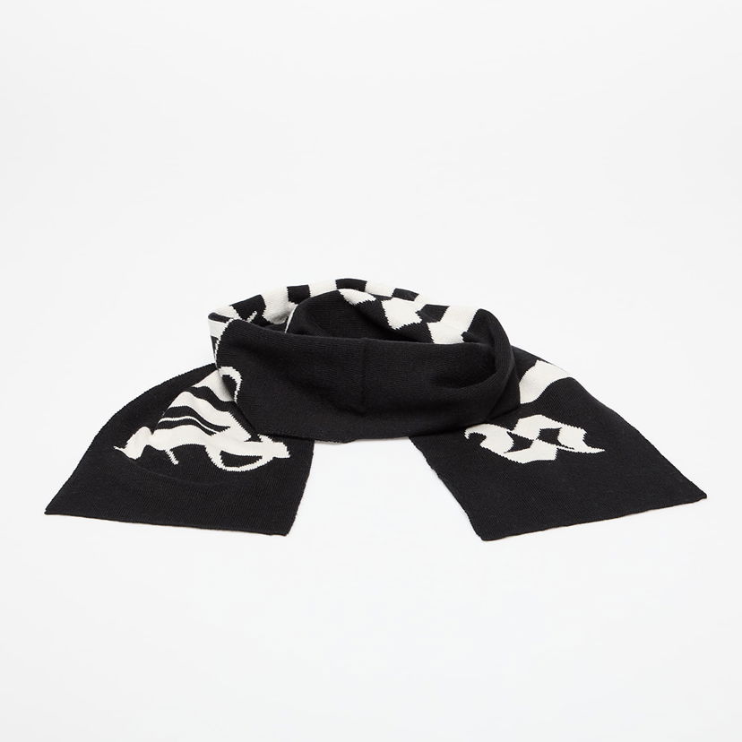 Šal Palm Angels Palm Angels Logo Knit Scarf Crna | PBMA008C99KNI0021003
