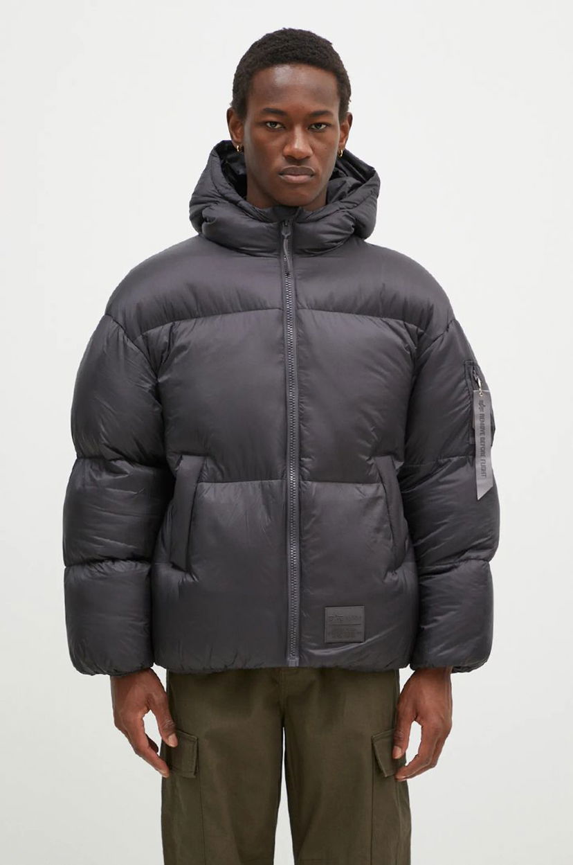 Pernata jakna Alpha Industries Cloud Puffer Bomber Jacket Crna | 148130