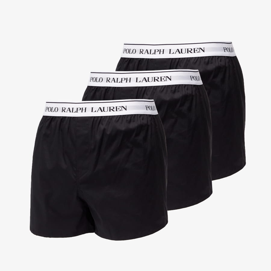 Bokserice Polo by Ralph Lauren Stretch Cotton Slim Fit Boxers Crna | 3PK-BXR, 0