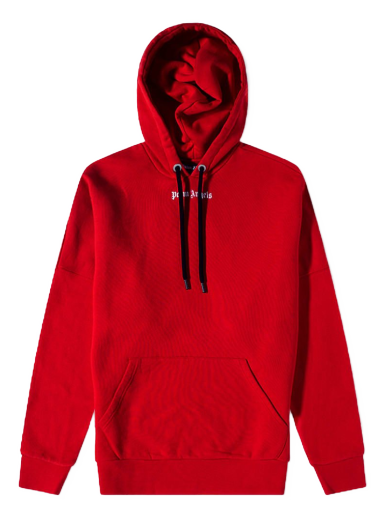 Dukserice Palm Angels Logo Popover Hoody Crvena | PMBB036C99FLE0032510