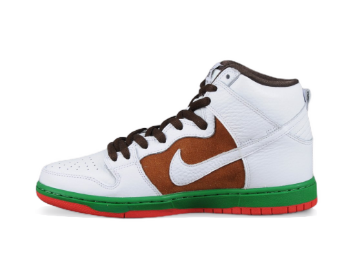 Skateboarding Nike SB Dunk High Premium Bijela | 313171-201
