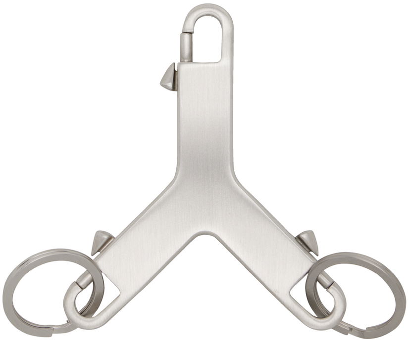 Privjesci za ključeve Rick Owens Silver Cerberus Keychain Metalik | RA02D0594 MET
