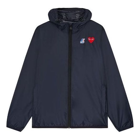 Vjetrovka Comme des Garçons PLAY x Zip Jacket Plava | P1J501-NAVY