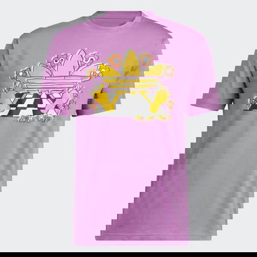 Majica kratkih rukava adidas Originals Cartoon Trefoil T-shirt Ružičasta | HP1019, 4