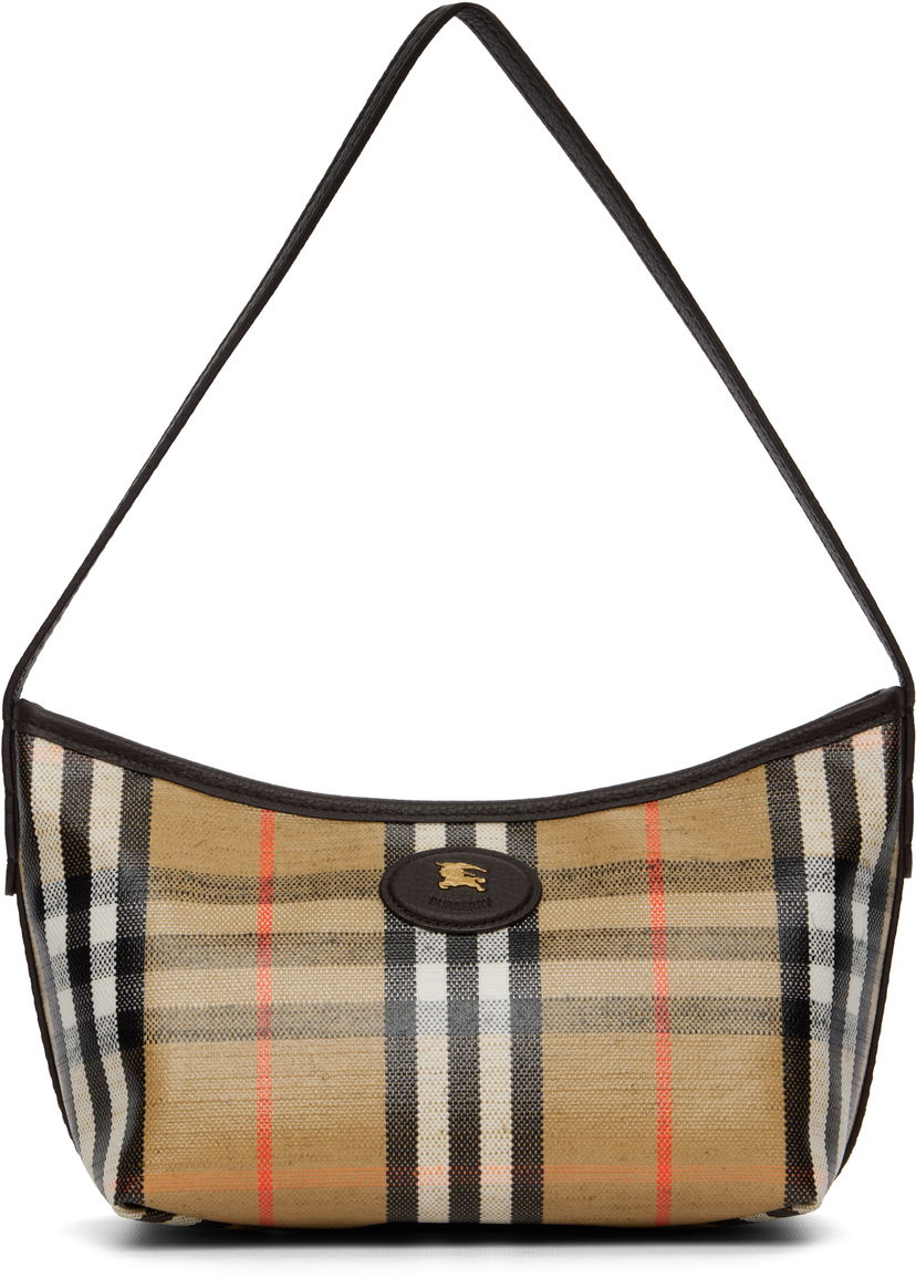 Torba za rame Burberry Burberry Mini Highlands Shoulder Bag Bež | 8112278