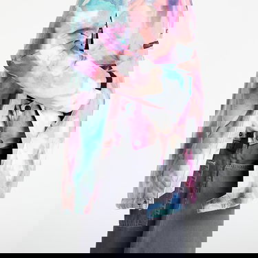 Jakna Horsefeathers Fiora Swirl Print Hooded Anorak Jacket Višebojno | OW230A, 3