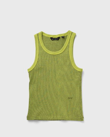 Majica bez rukava ØLÅF OLAF Retro Logo Ribbed Tank Top Zelena | W200101-PEAR, 0