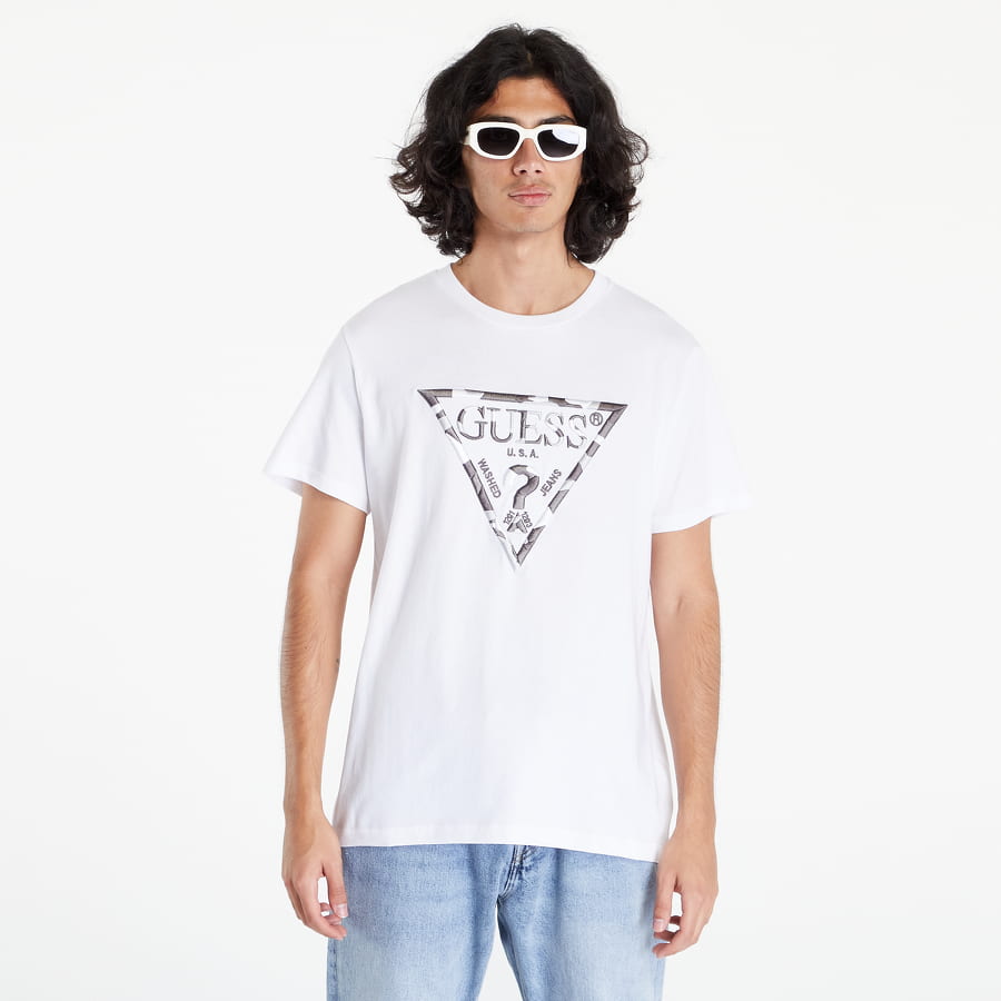 Majica kratkih rukava GUESS Gad Tee Bijela | M2BI33K8FQ4-G011, 0