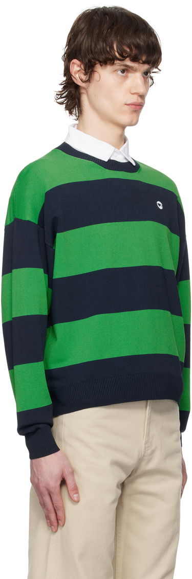 Džemper Coperni Coperni Striped Crewneck Sweater Zelena | COPML134SY3010MEN, 1