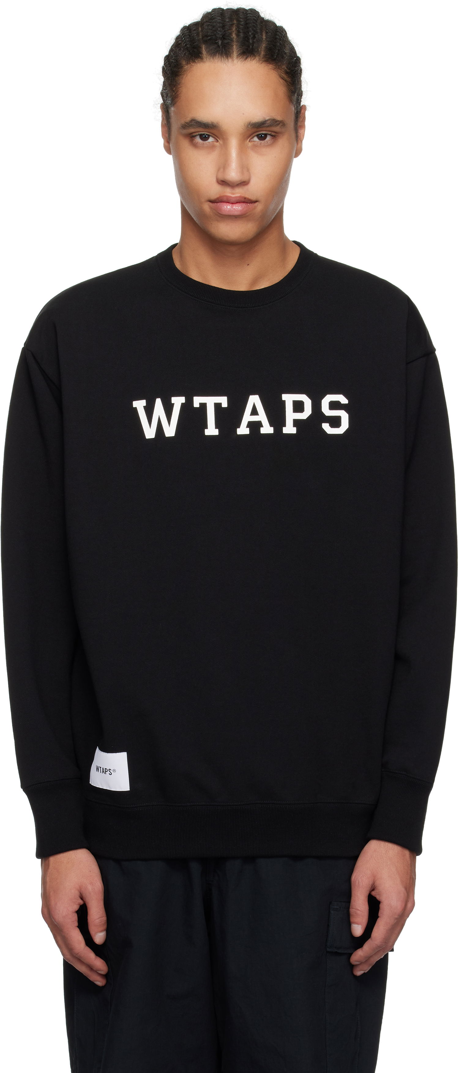 Džemper WTAPS WTAPS Cotton Academy Sweatshirt Crna | 251ATDT-CSM03, 0