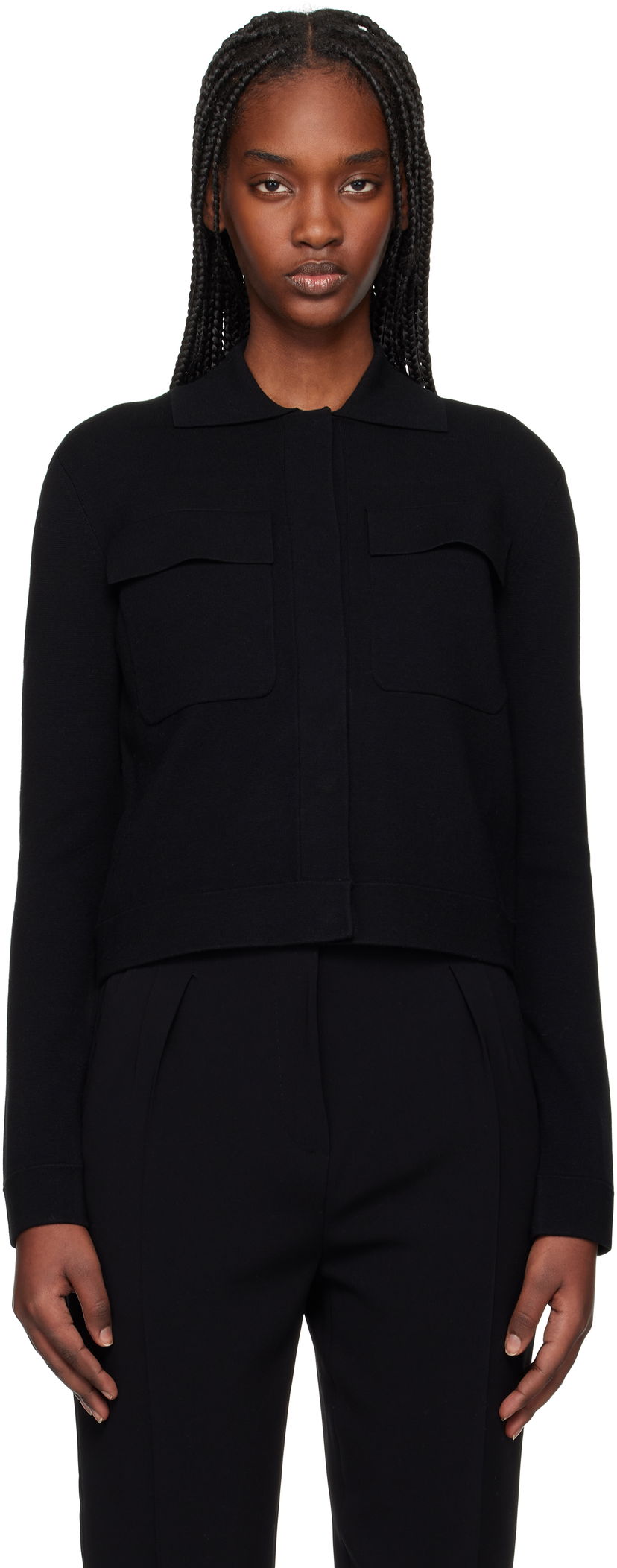 Džemper Max Mara Max Mara Mito Knit Jacket Crna | 2516341041600