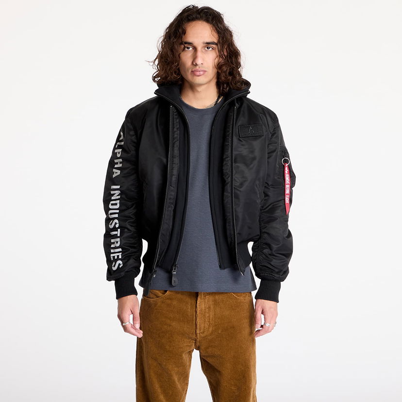 Bomber jakna Alpha Industries MA-1 D-Tec SE Black/ Reflective Crna | 133104-285