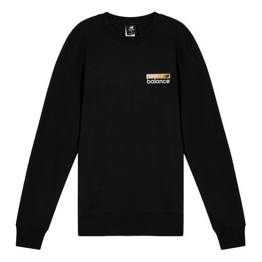 Džemper New Balance Round Neck Casual Pullover Crna | MT03904-BM