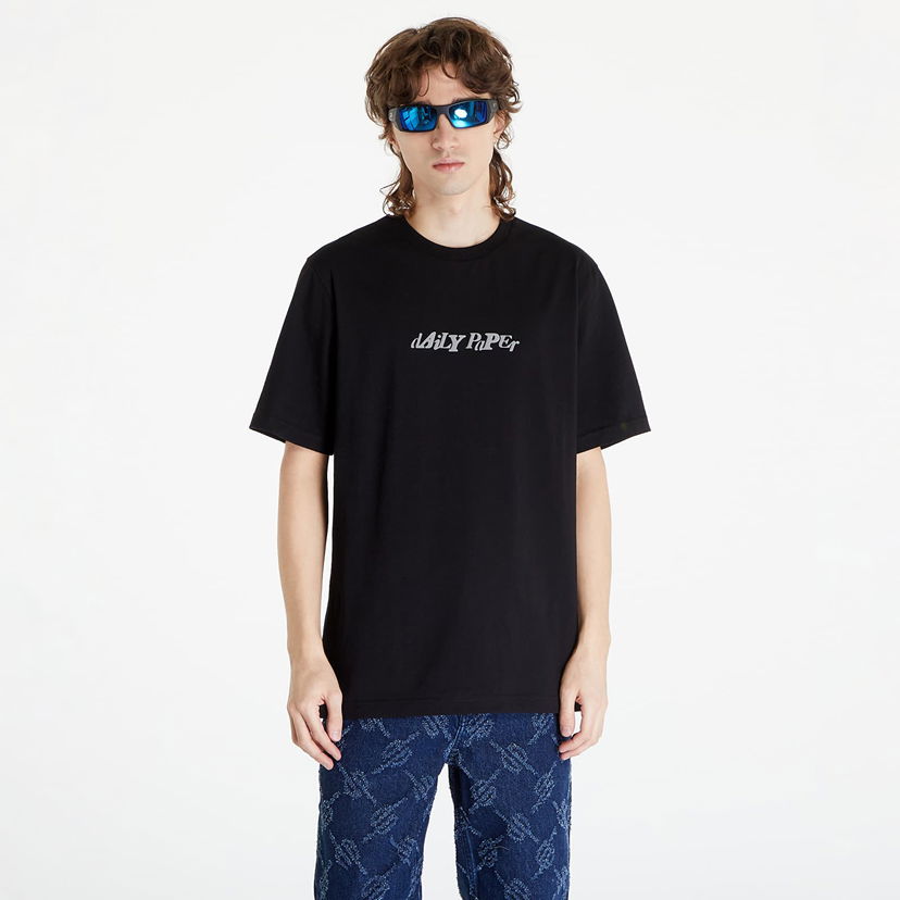 Majica kratkih rukava DAILY PAPER Unified Type Short Sleeve T-Shirt Crna | 2411117