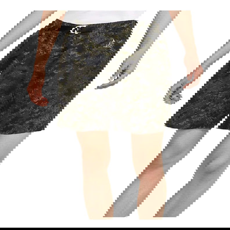 Kratke hlače Nike ACG ACG Camouflage Belt Straight Loose Shorts Zelena | DH7220-355