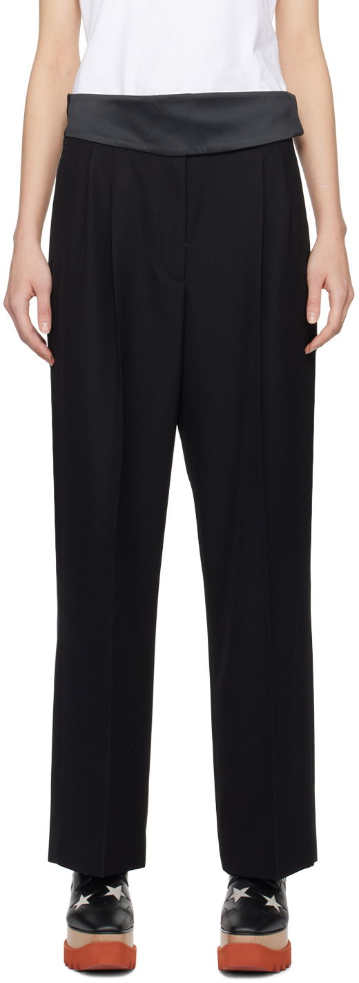 Hlače Stella McCartney Stella McCartney Tuxedo Trousers Crna | 6401543DU700