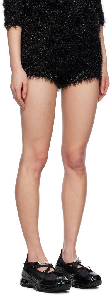 Kratke hlače Simone Rocha Simone Rocha Tinsel Knit Shorts Ružičasta | PRMK3 0664, 4