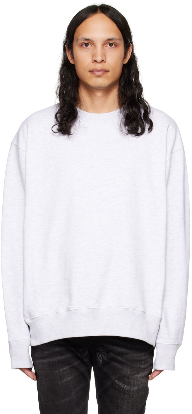 Dukserice We11done Crewneck Sweatshirt Siva | WD-TS3-22-747-U-GY