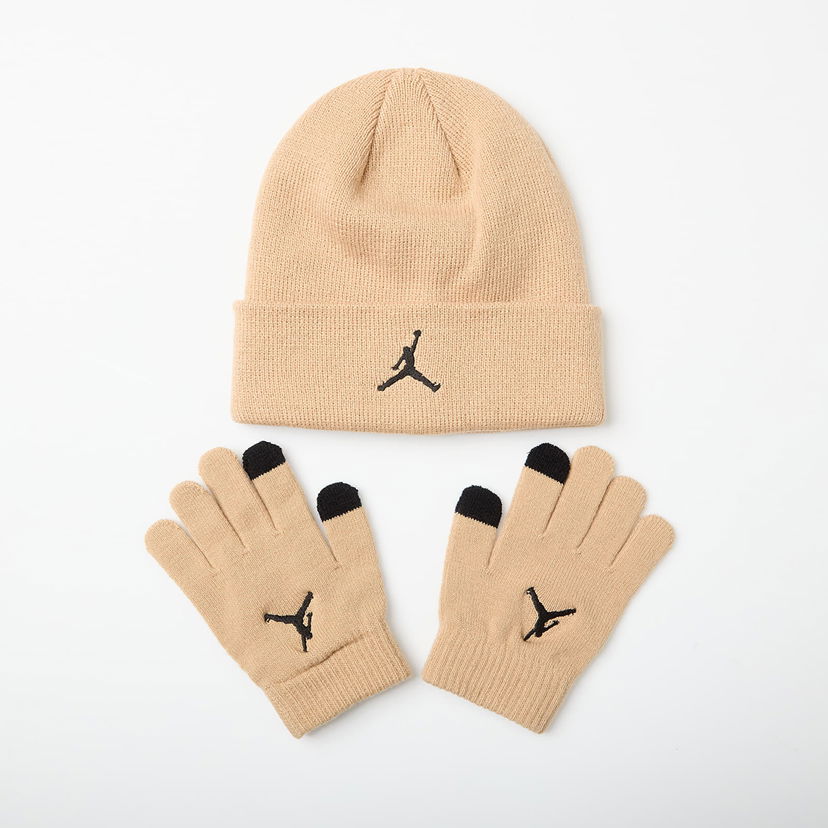 Trenerka Jordan Jordan Essentials Beanie and Gloves Set Bež | 9A0836-X0L