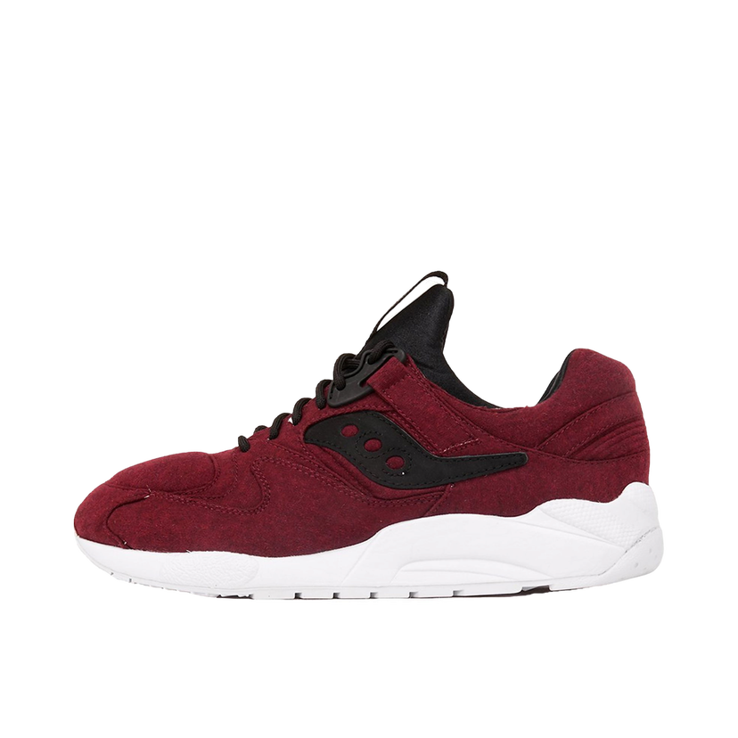 Tenisice i cipele Saucony Grid 9000 HT Jersey Maroon Black Tamnocrvena | S70348-3