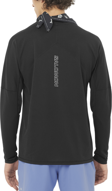 Majica kratkih rukava Salomon Salomon Sense Aero Graphic Long Sleeve Tee Crna | lc2694-0, 1