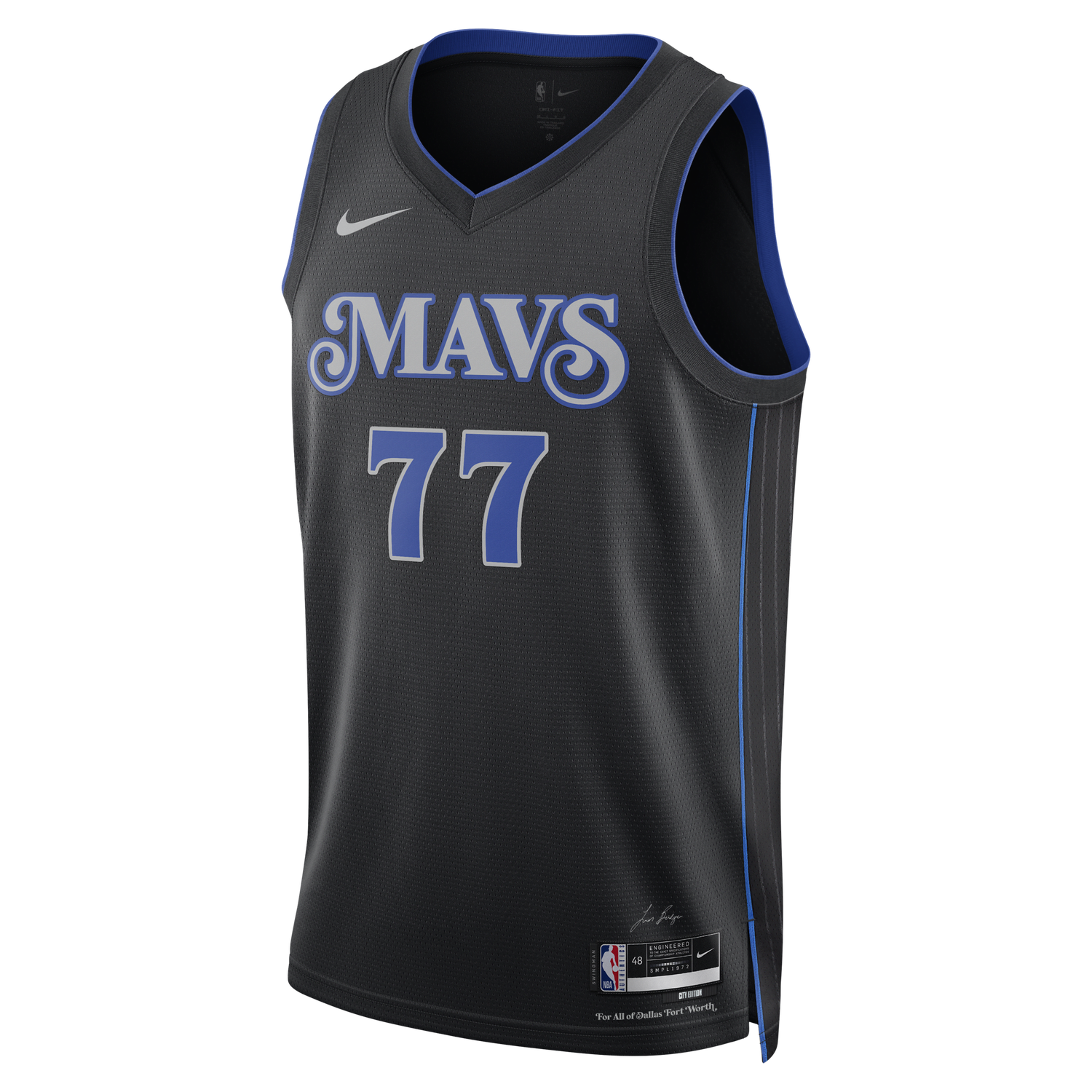 Dres Nike Dri-FIT NBA Swingman Luka Dončić Dallas Mavericks City Edition 2023/24 Jersey Crna | DX8499-010, 0