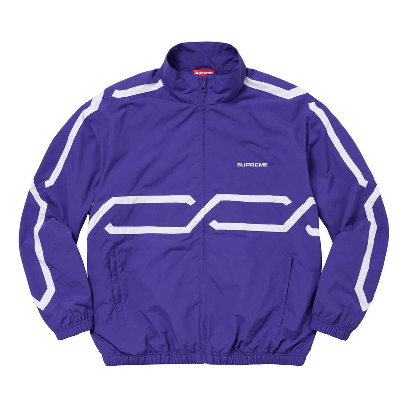 Vjetrovka Supreme Inset Link Track Jacket Ljubičasta | SUP-SS24-082