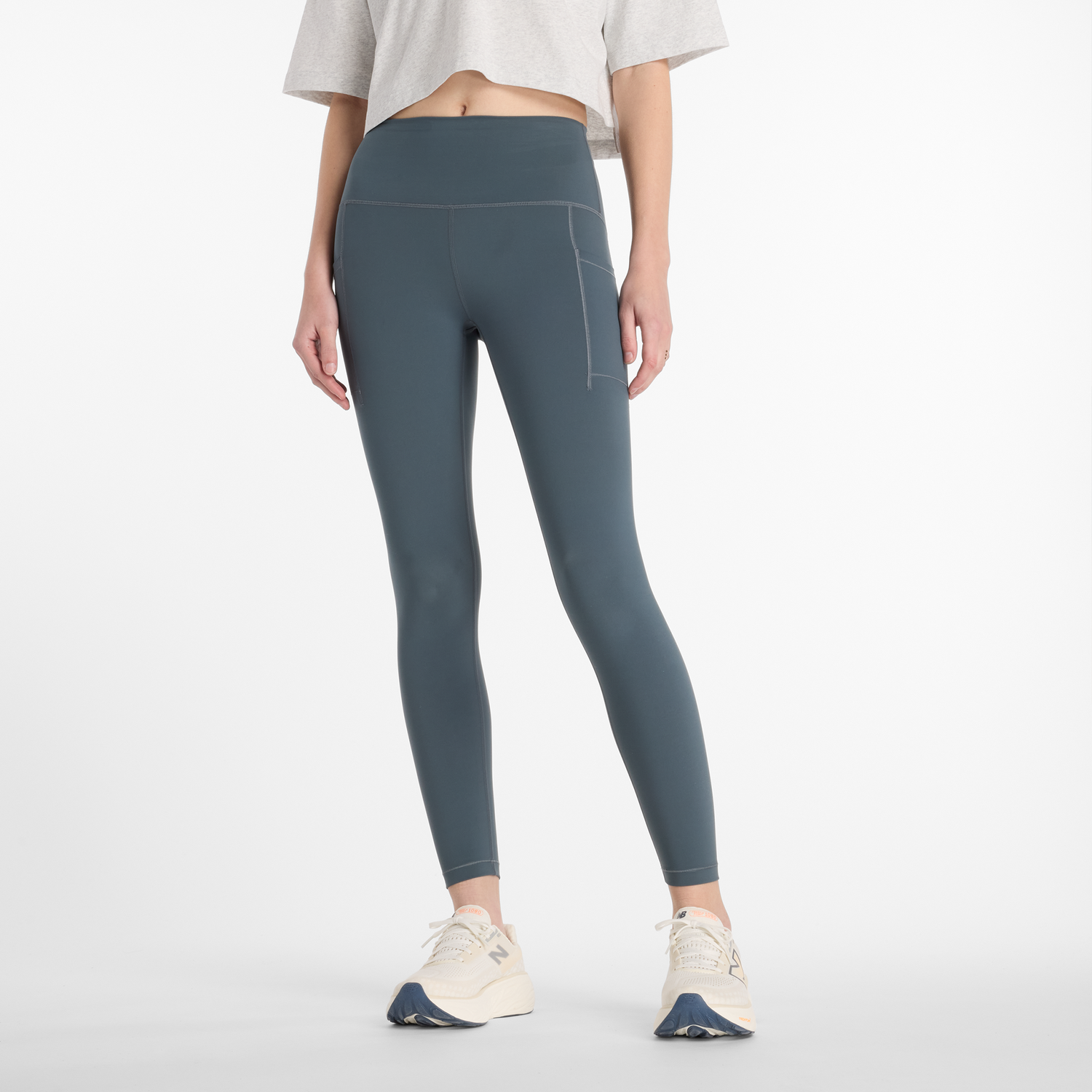 Tajice New Balance Pocket Leggings Plava | NBWP51268GT, 0