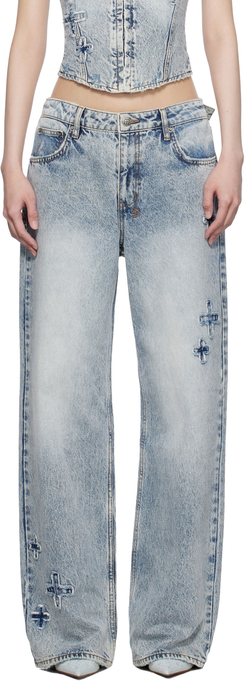 Jeans Ksubi Ksubi Low Rider Klassic Kraftwerk Jeans Plava | WPS25DJ026