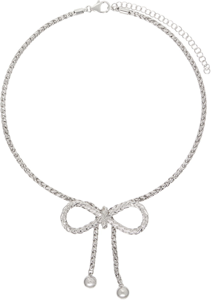 Ogrlica Blumarine Blumarine Bow Choker Necklace Metalik | P522W311A