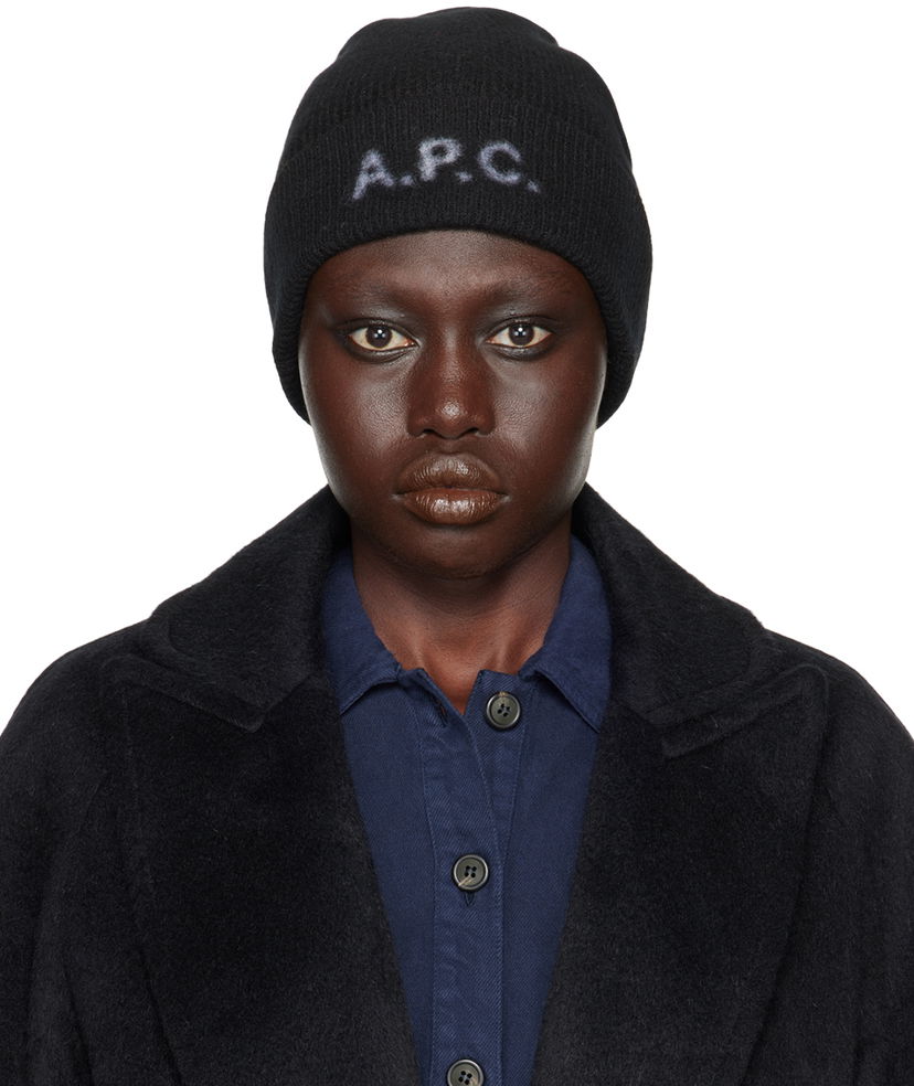 Kapica A.P.C. Black Harry Beanie Crna | WVBDK-M25085