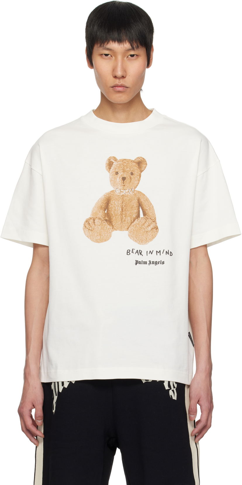 Majica kratkih rukava Palm Angels Palm Angels 'Bear in Mind' T-Shirt Bijela | PMAA001S25JER0050360