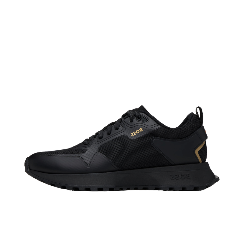 Tenisice i cipele BOSS Mixed-Material Sneakers Crna | 50513195