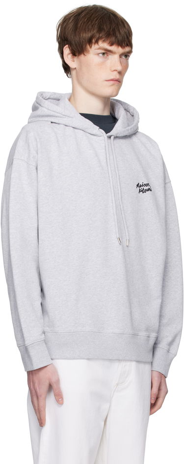 Dukserice MAISON KITSUNÉ Maison Kitsuné Handwriting Oversize Hoodie Siva | PM00704KM0340, 1