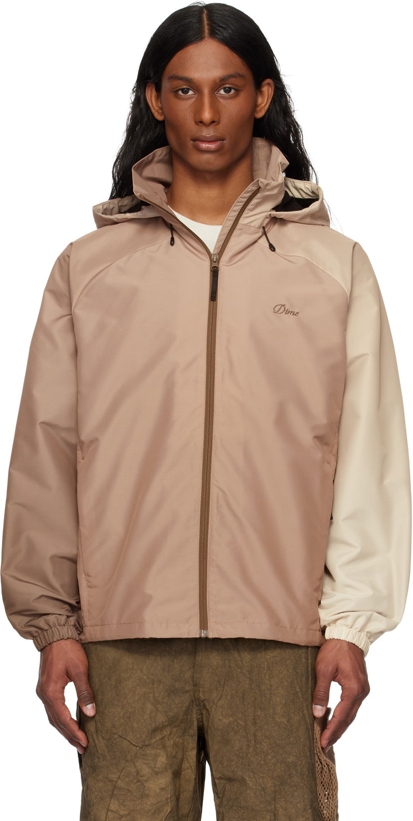 Vjetrovka Dime Dime Gradient Windbreaker Jacket Bež | DIME2SP251BRW
