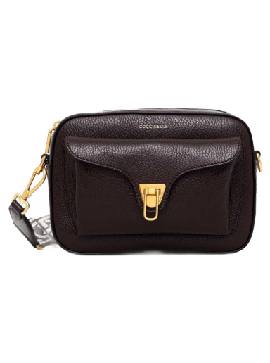 Ručna torbica Coccinelle Leather Handbag Smeđa | E1.NOF.15.02.01