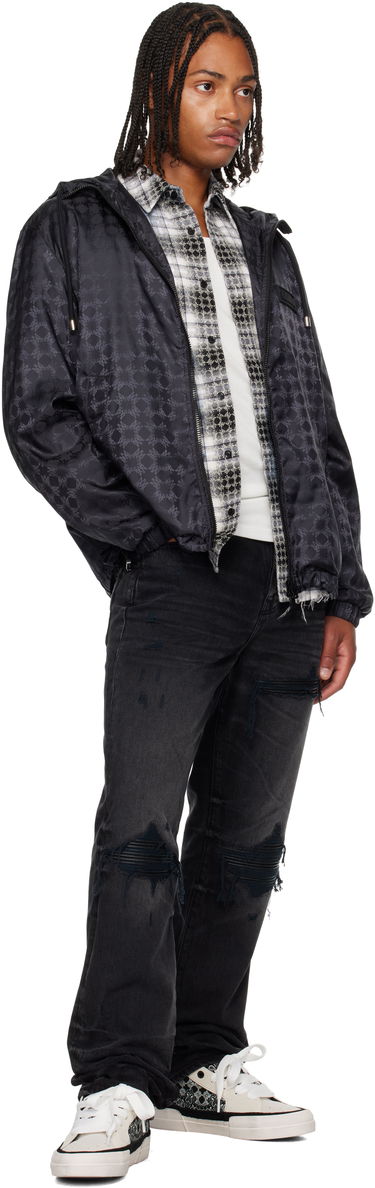 Vjetrovka AMIRI AMIRI MA Quad Windbreaker Jacket Crna | AMOULW1039, 3