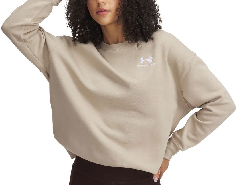 Džemper Under Armour Under Armour Icon Fleece Crew Sweatshirt Bež | 1379475-303