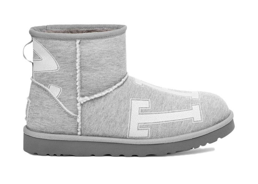 Tenisice i cipele UGG Telfar x Fleece Mini Boot "Heather Grey" Siva | 1131290-HGRY/1122992-HGRY