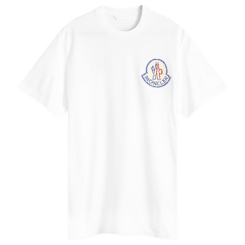Majica kratkih rukava Moncler Pixel Logo T-Shirt Bijela | 8C000-83927-04-00A