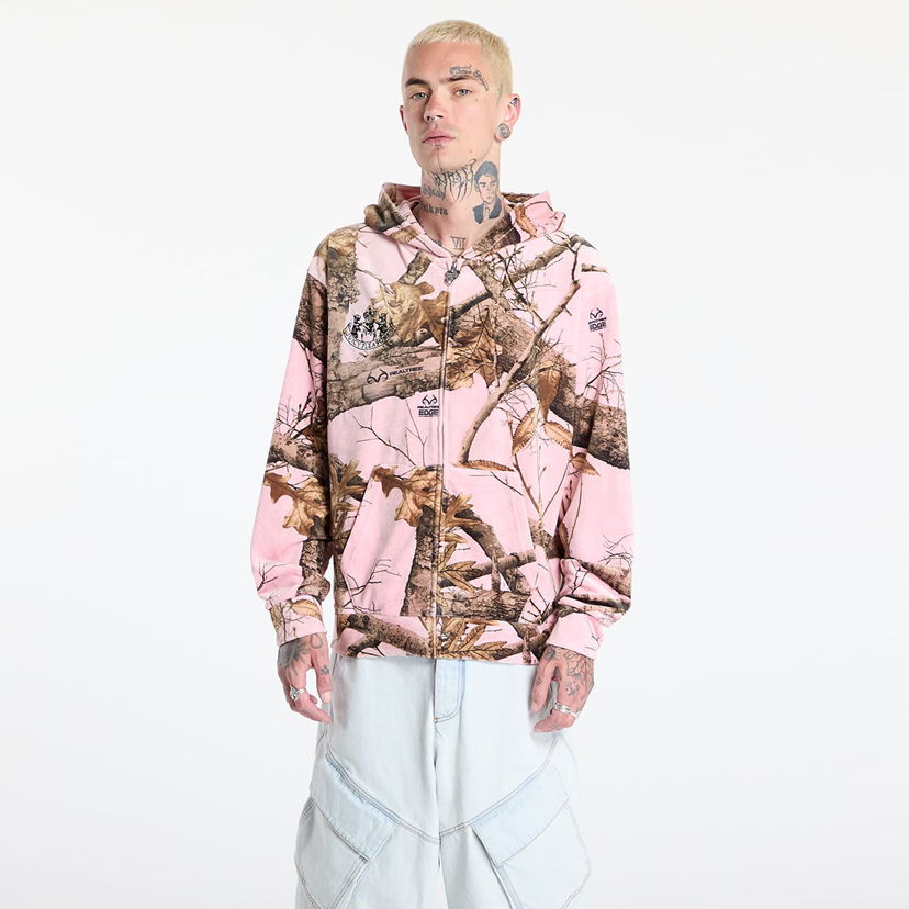 Dukserice Pleasures PLEASURES Realtree Velour Hoodie Ružičasta | P25JC001-PINK