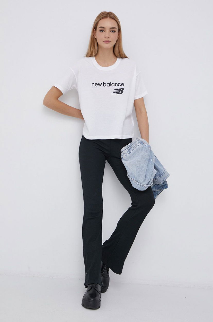 Majica kratkih rukava New Balance t-Shirt Bijela | WT03805WT