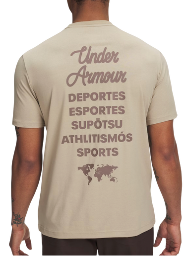 Majica kratkih rukava Under Armour Sports Wordmark T-Shirt Bež | 6004143-299, 2