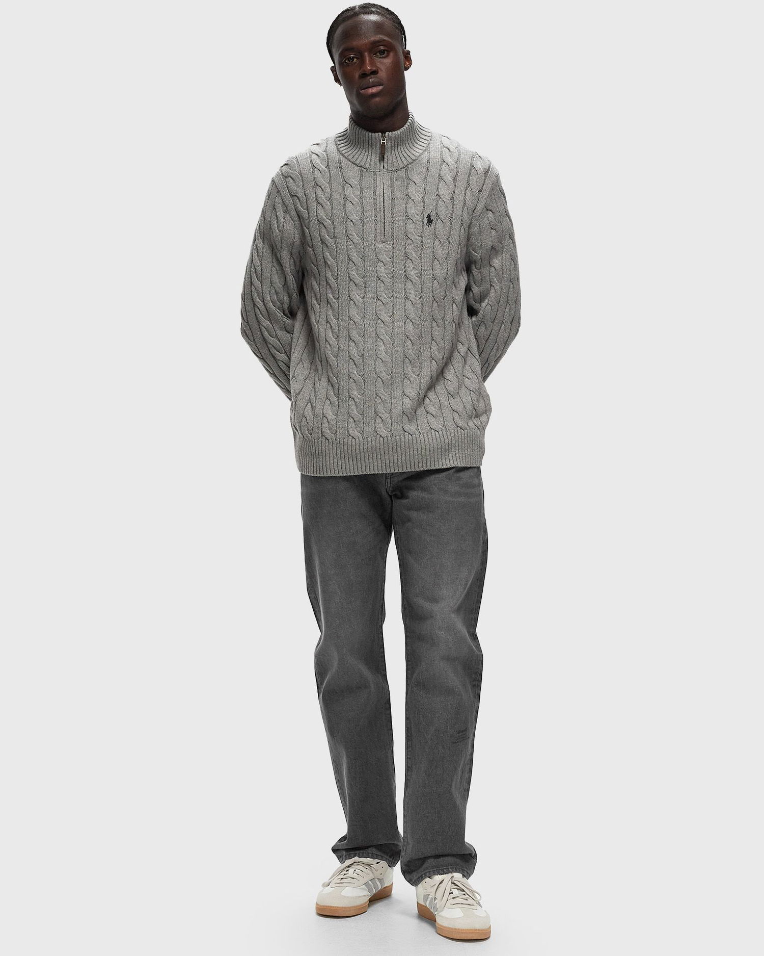 Džemper Polo by Ralph Lauren Sweater Knitted Grey Siva | 710810841002, 1