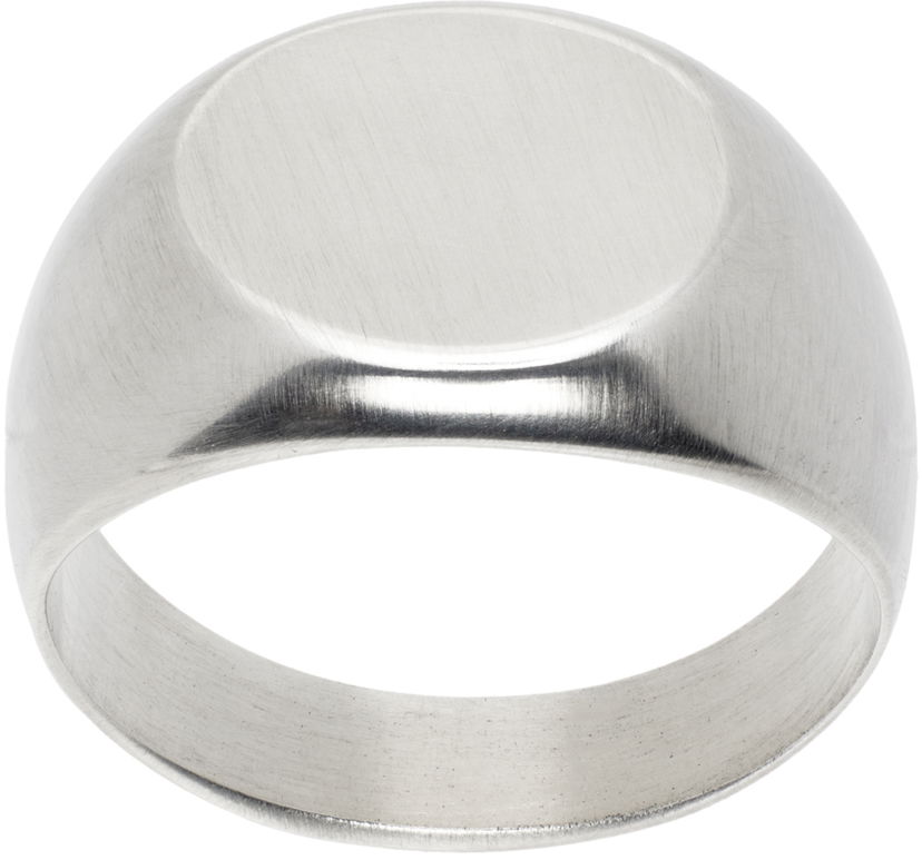 Prsten Jil Sander Classic Chevalier Ring Siva | J29UQ0002 P4865